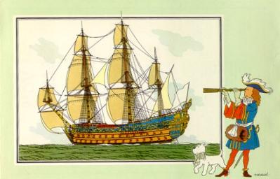 Vaisseau franais du XVII Sicle